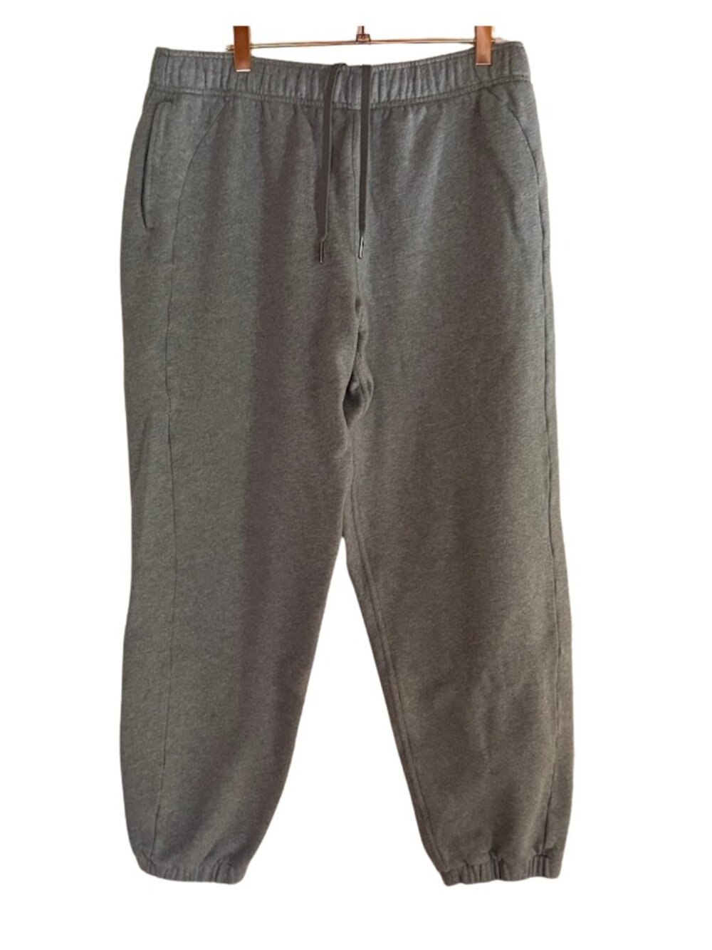 lululemon Scuba Mid-Rise Oversized Jogger Tall Inseam in Heathered Medium Grey
